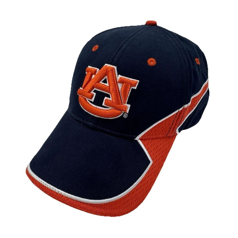Auburn Tigers AU Logo Hat The Game NCAA Adjustable Navy Orange Cap